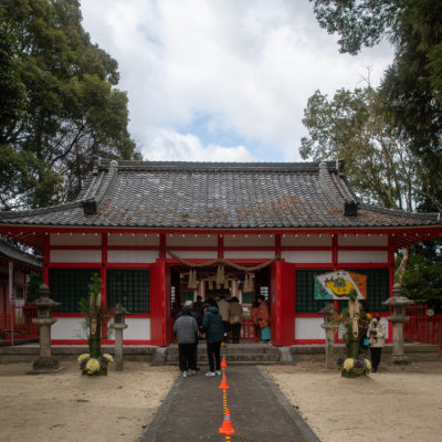 王寺町久度にある、久度神社。当院の氏神さまです。