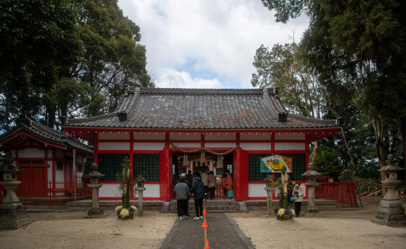 王寺町久度にある、久度神社。当院の氏神さまです。